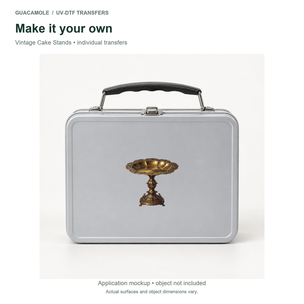 Vintage Cake Stands — Second application setting