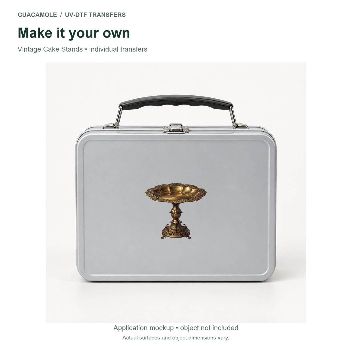 Vintage Cake Stands — Second application setting