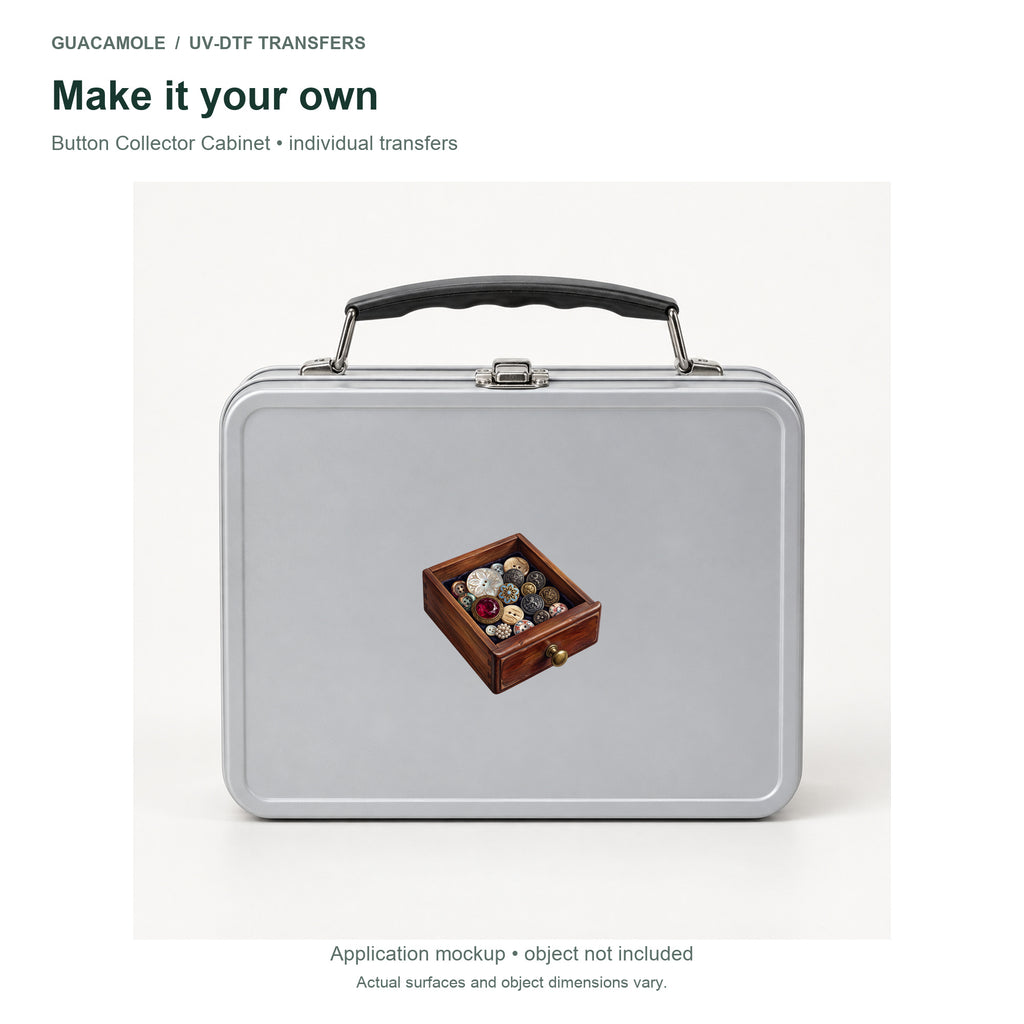 Button Collector Cabinet — Second application setting