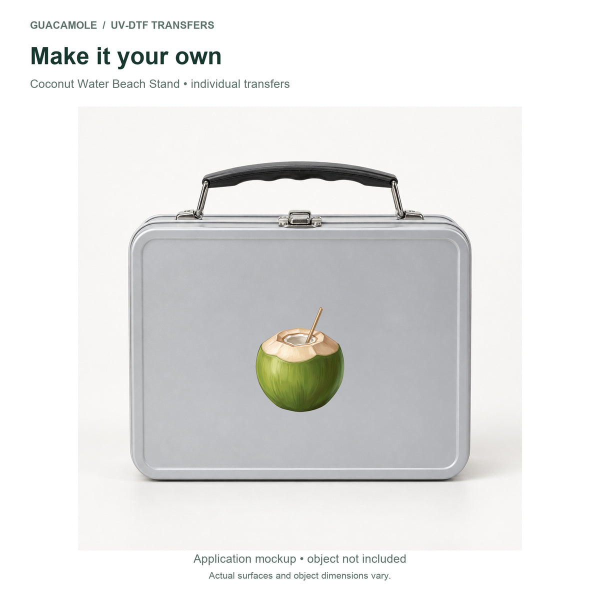 Coconut Water Beach Stand — Second application setting