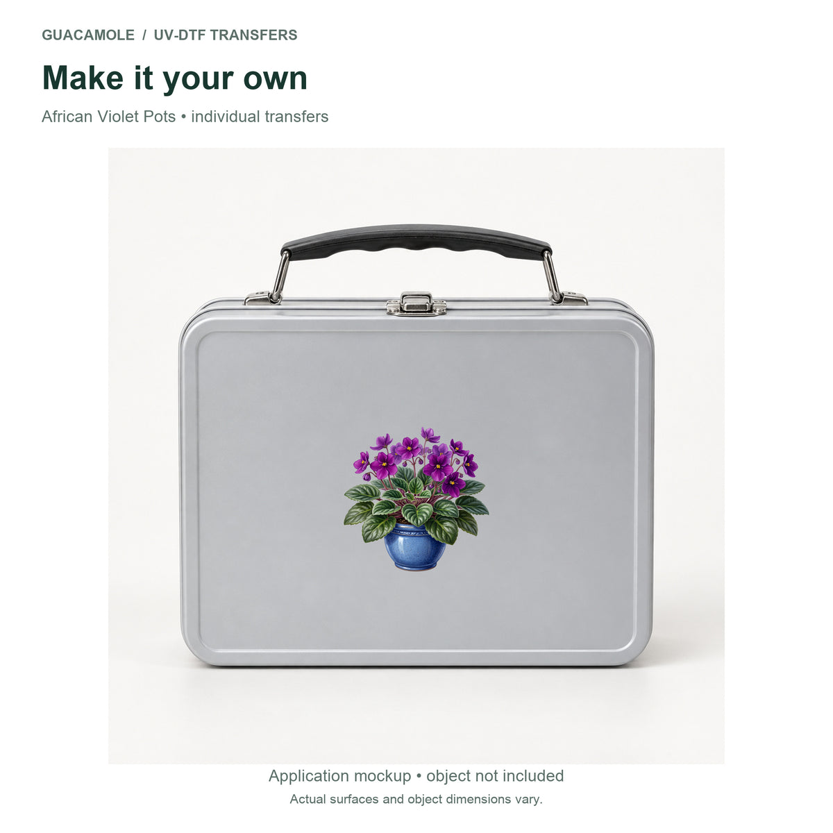 African Violet Pots — Second application setting