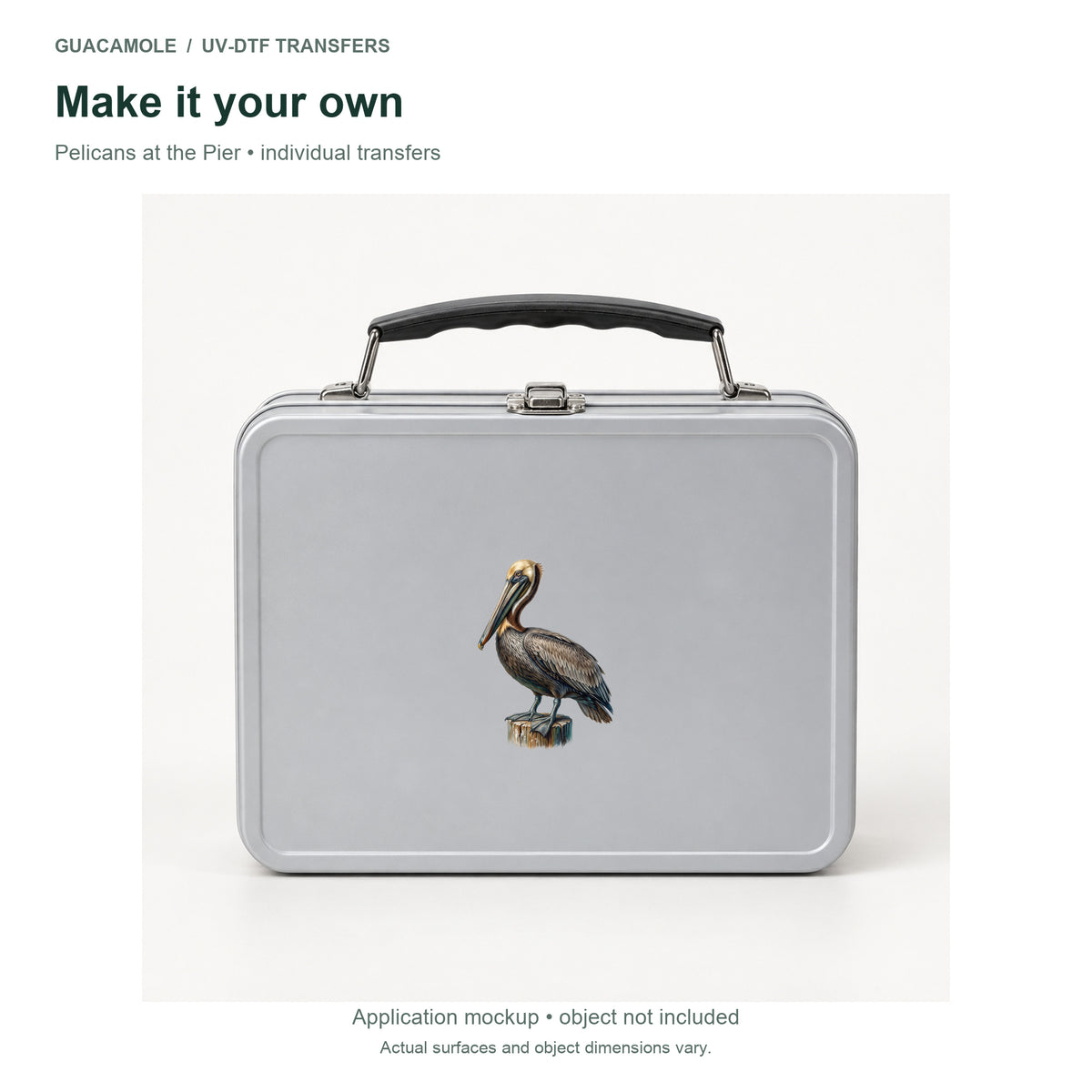 Pelicans at the Pier — Second application setting