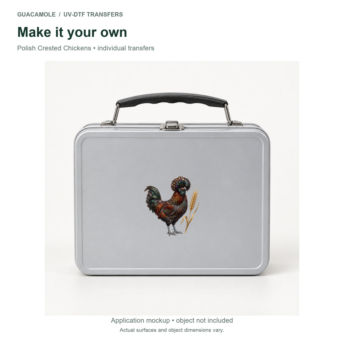 Polish Crested Chickens — Second application setting