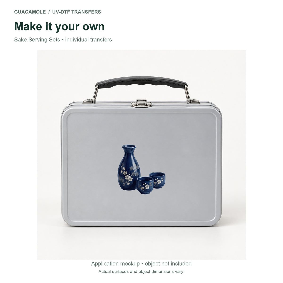 Sake Serving Sets — Second application setting