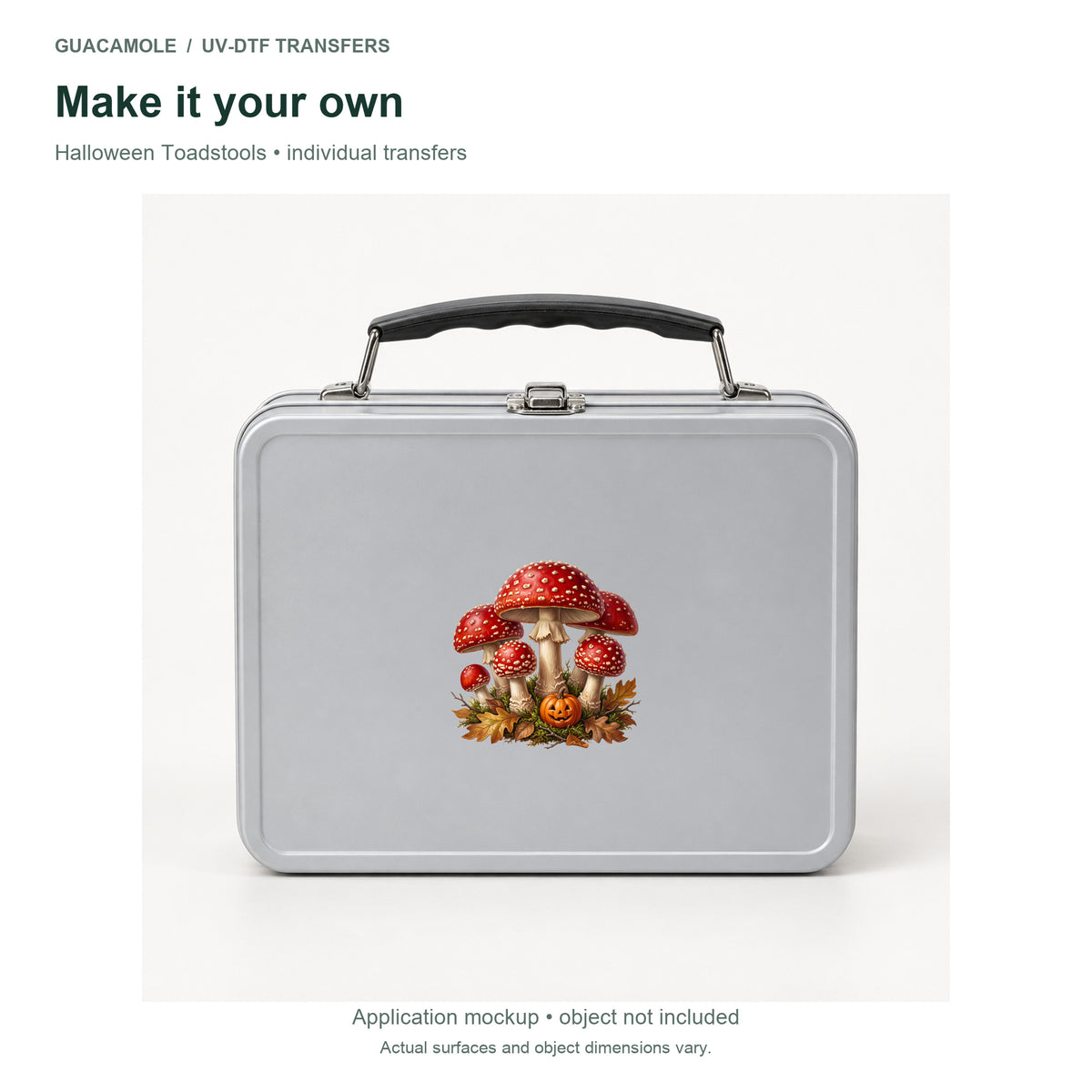 Halloween Toadstools — Second application setting