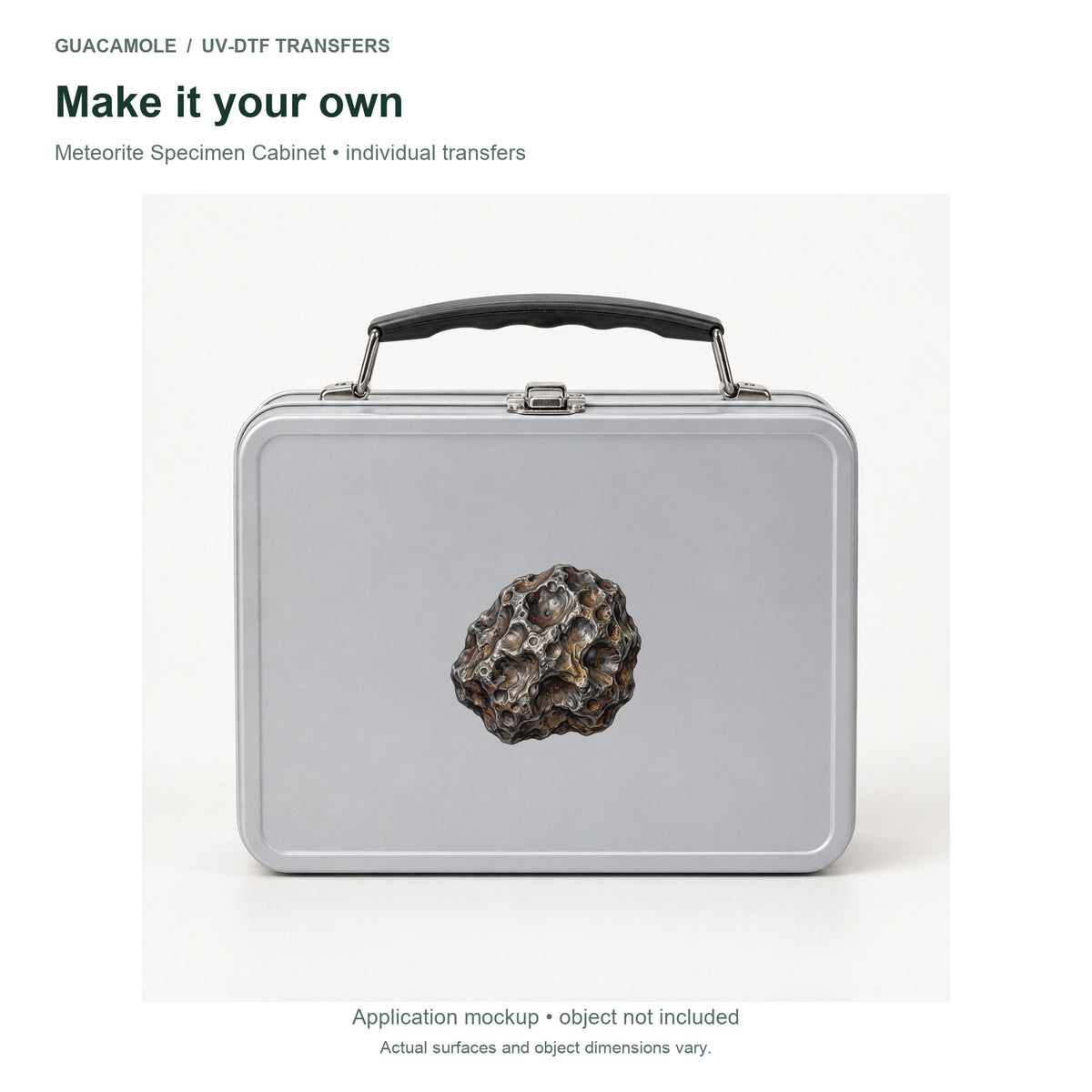 Meteorite Specimen Cabinet — Second application setting