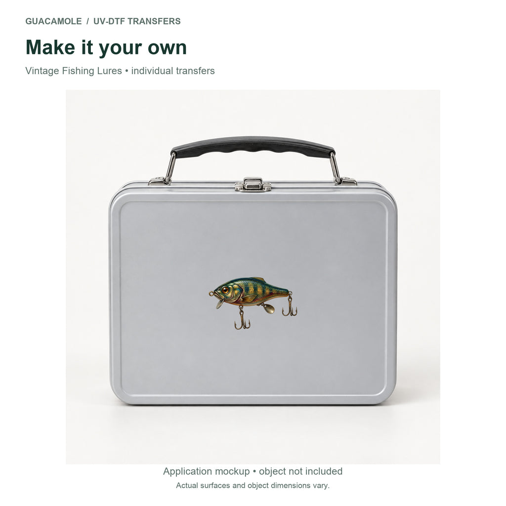 Vintage Fishing Lures — Second application setting