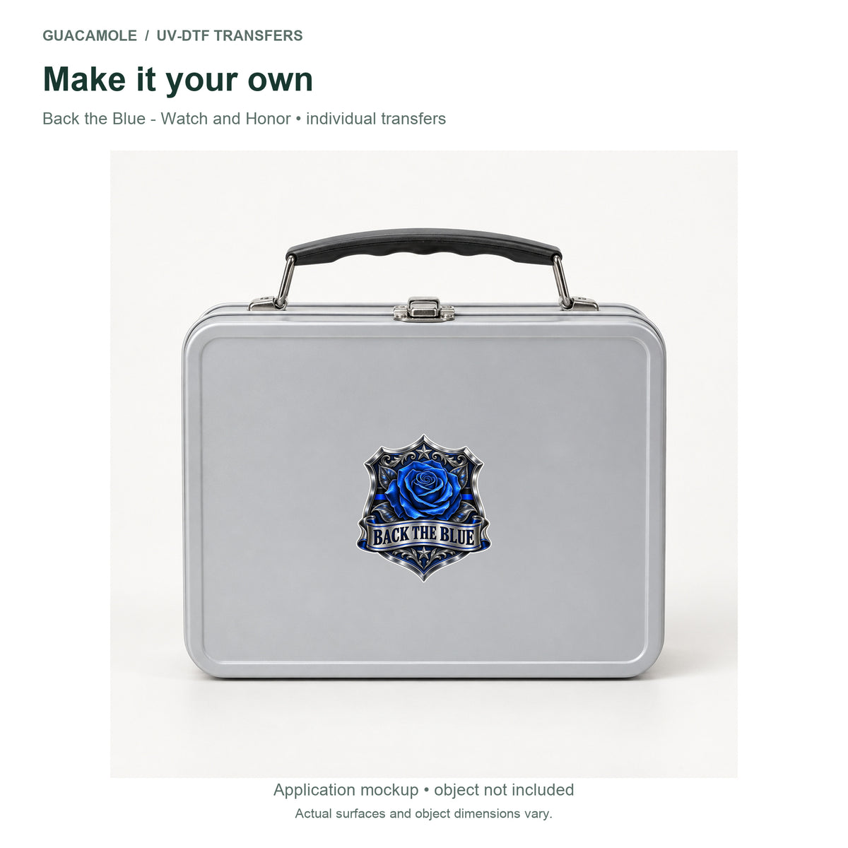 Back the Blue - Watch and Honor — Second application setting