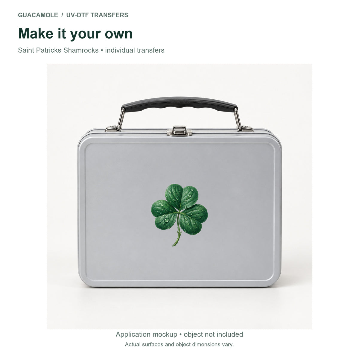Saint Patricks Shamrocks — Second application setting