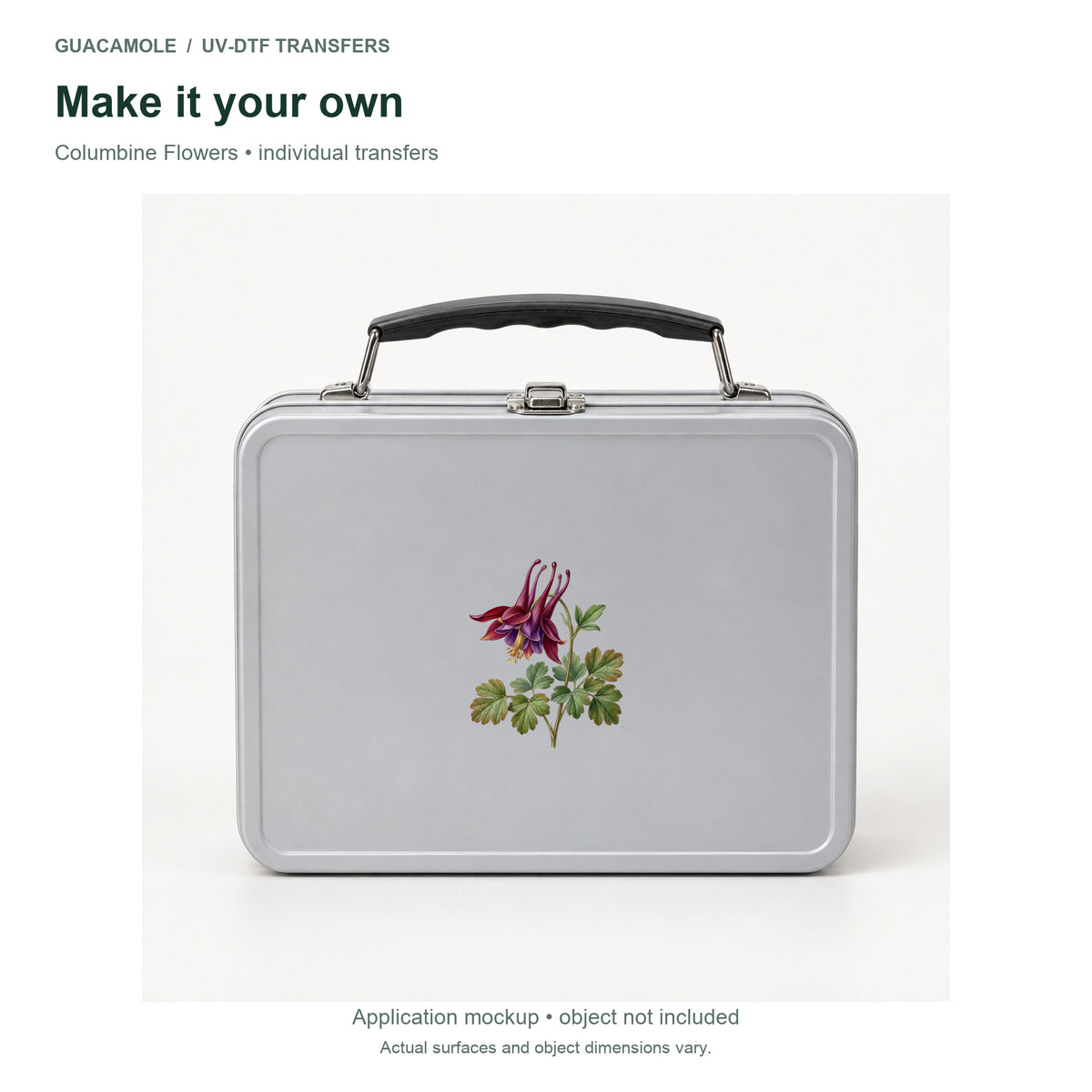 Columbine Flowers — Second application setting