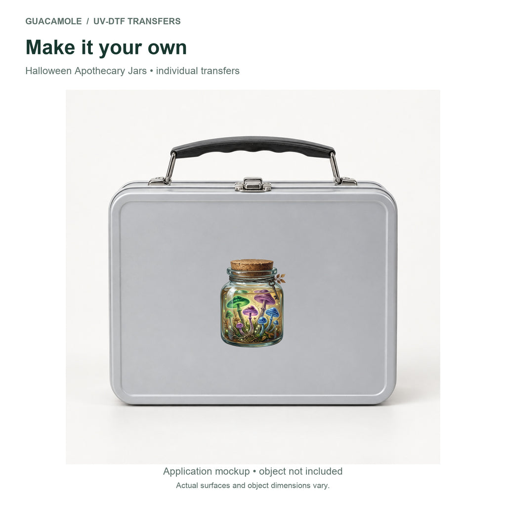 Halloween Apothecary Jars — Second application setting