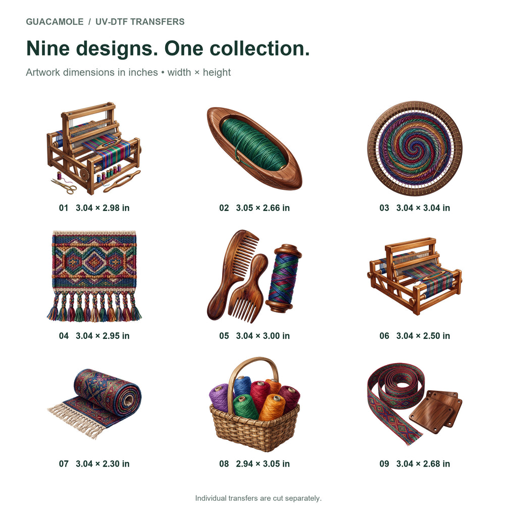 Weaving Loom Studio — Nine designs and sizes