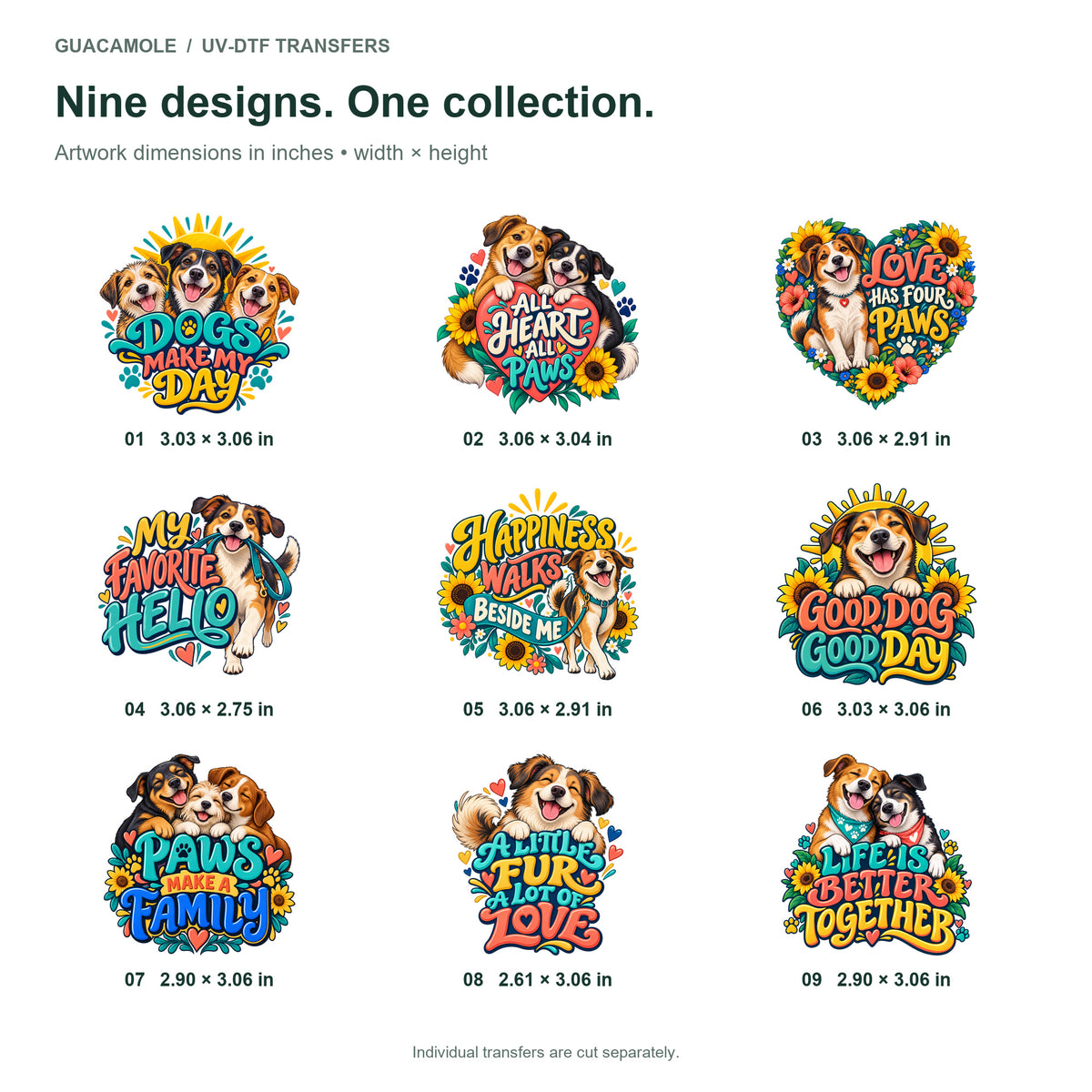 Dog People Club — Nine designs and sizes