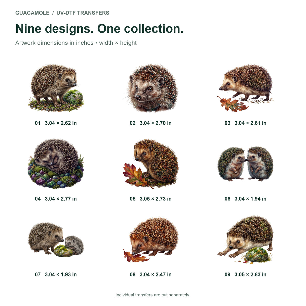 Hedgehog Hideaways — Nine designs and sizes