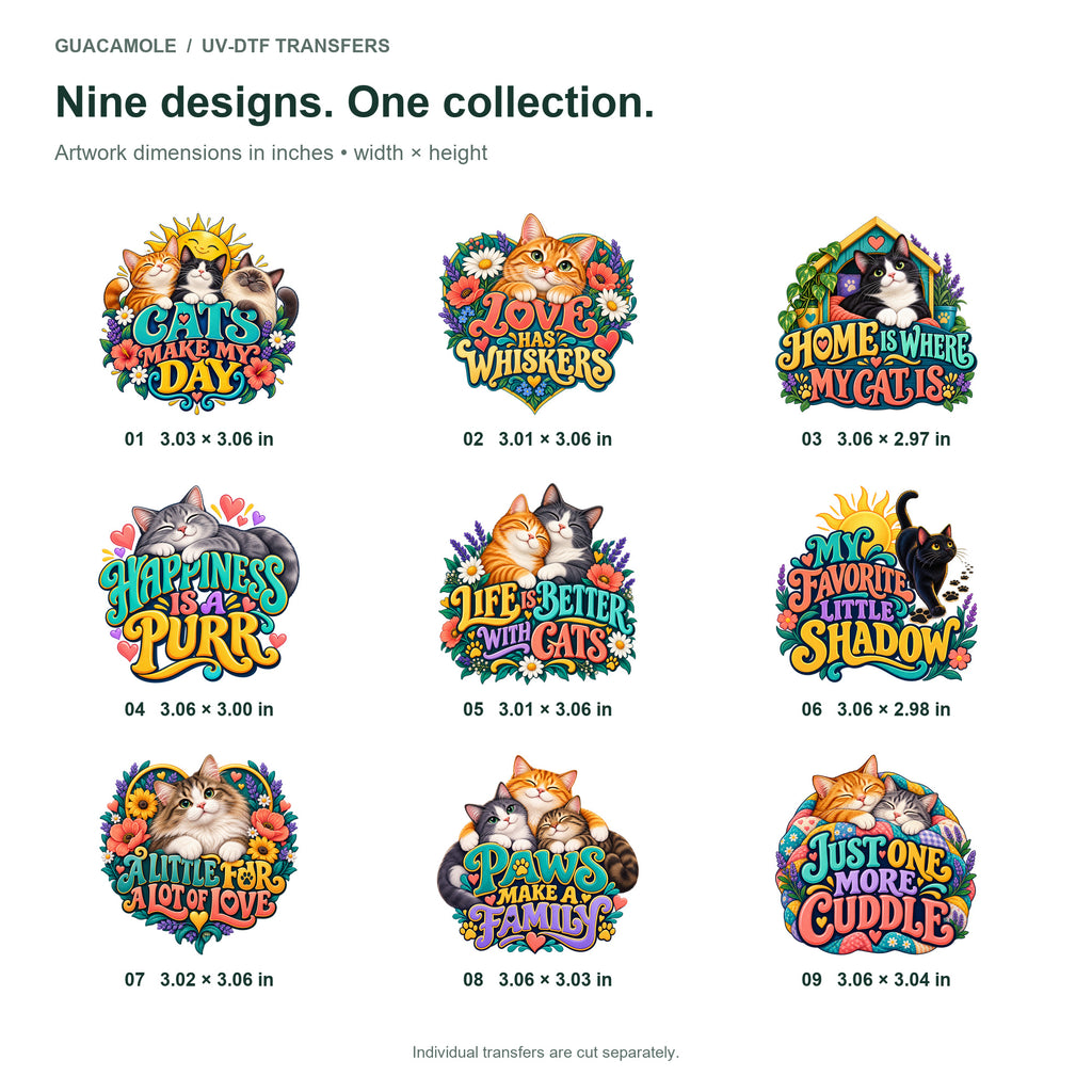 Cat People Club — Nine designs and sizes