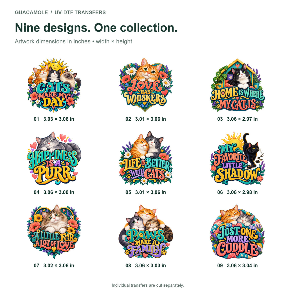 Cat People Club — Nine designs and sizes