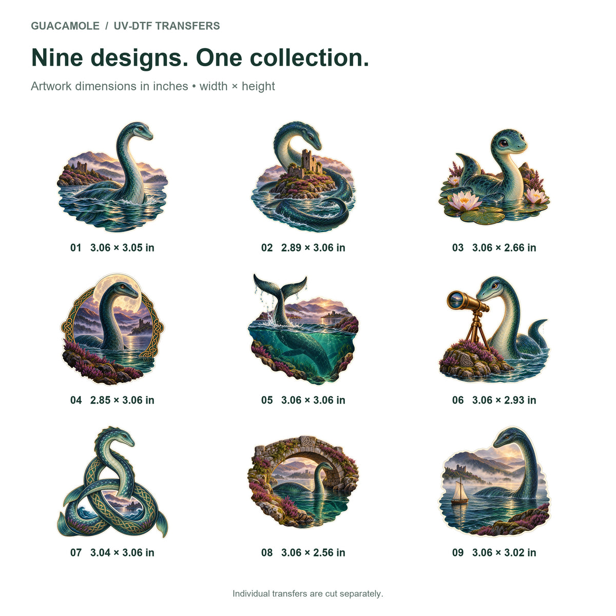 Loch Ness - Highland Mystery — Nine designs and sizes