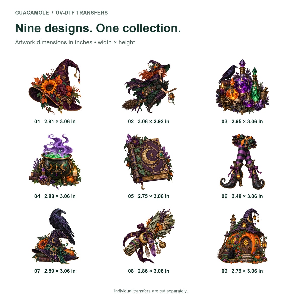 Halloween - Witching Hour — Nine designs and sizes