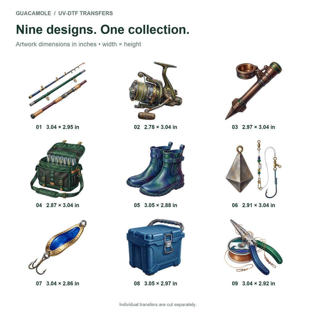 Surf Casting Gear — Nine designs and sizes