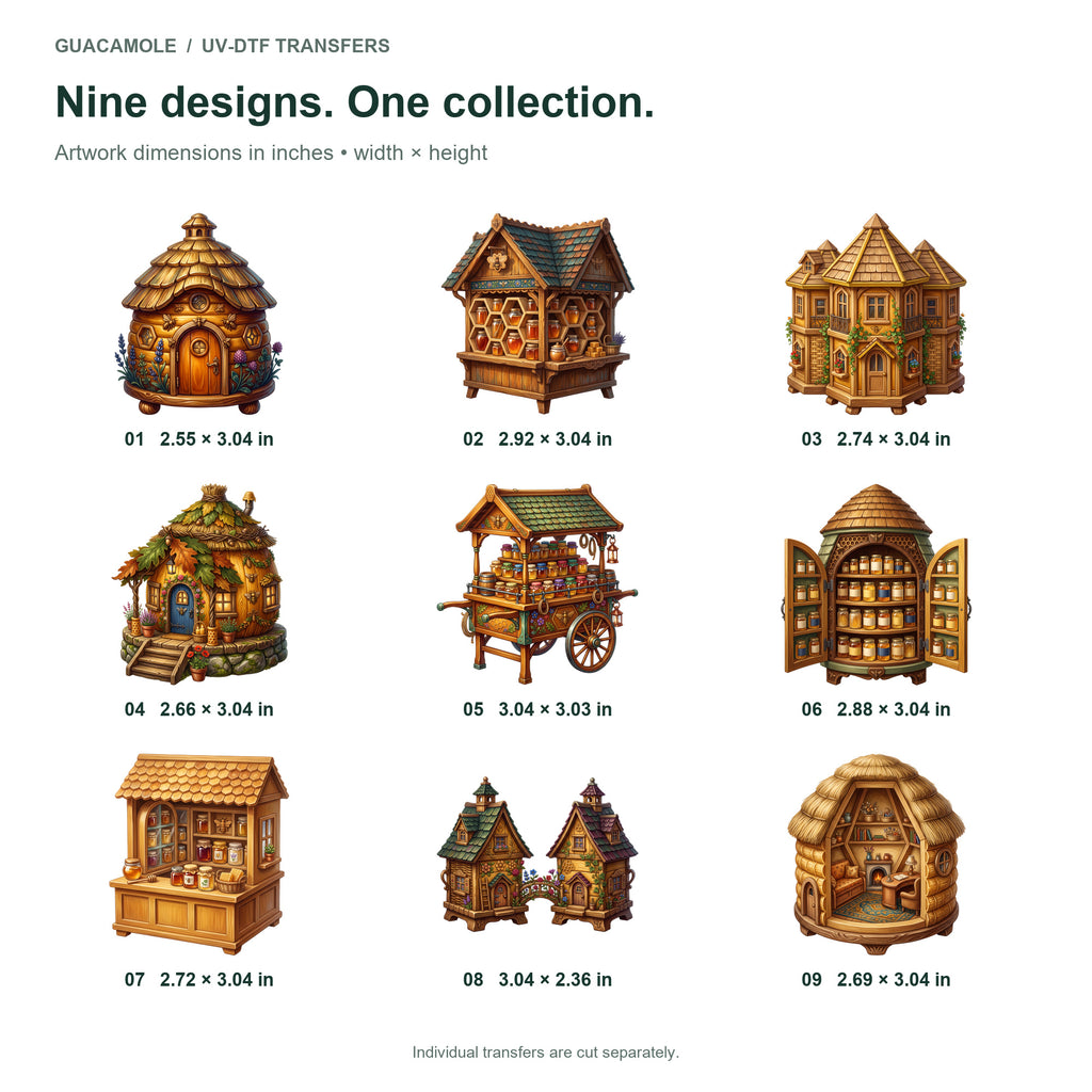Beehive Honey Houses — Nine designs and sizes