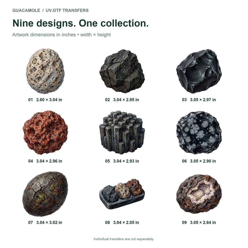 Volcanic Rock Cabinet — Nine designs and sizes