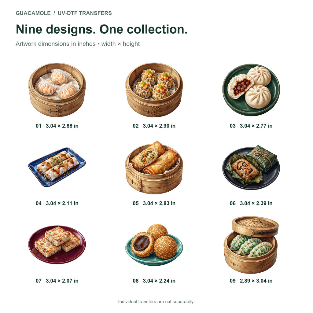 Dim Sum Baskets — Nine designs and sizes