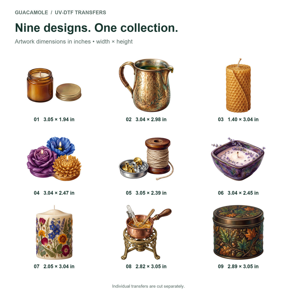 Candle Making Pantry — Nine designs and sizes