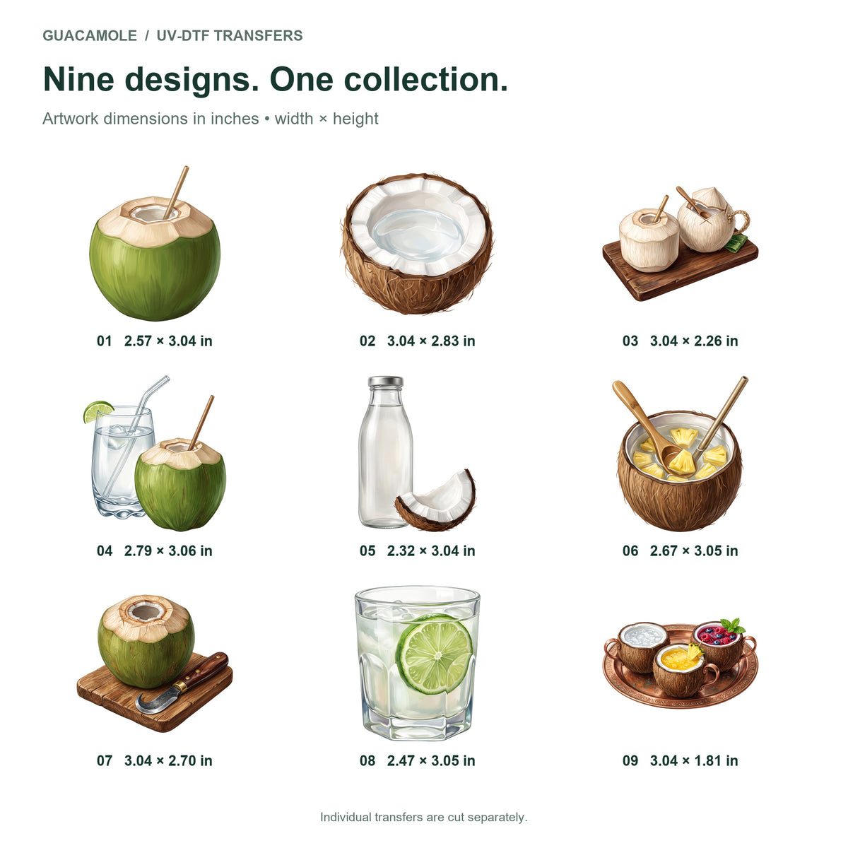 Coconut Water Beach Stand — Nine designs and sizes