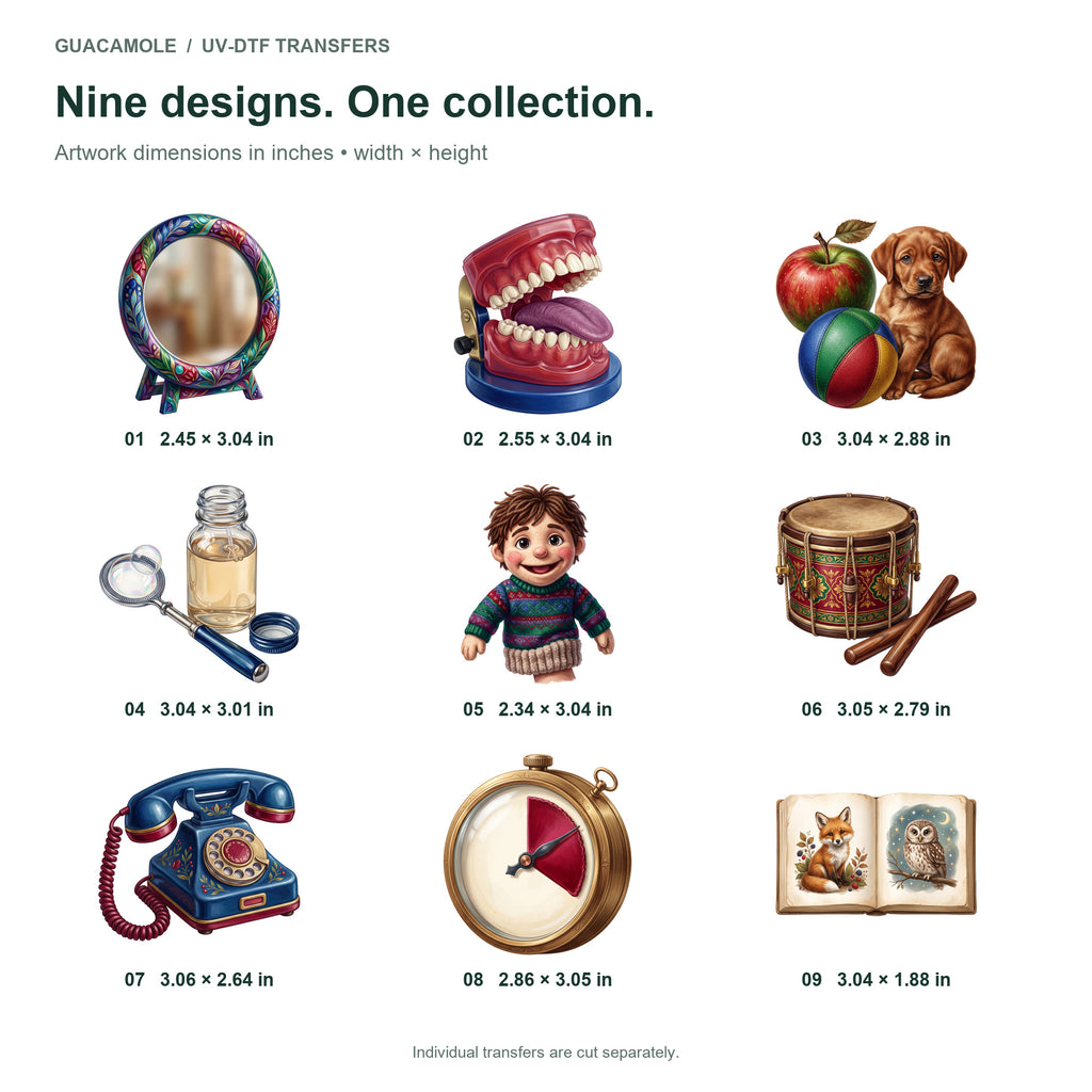 Speech Therapist Toolkit — Nine designs and sizes