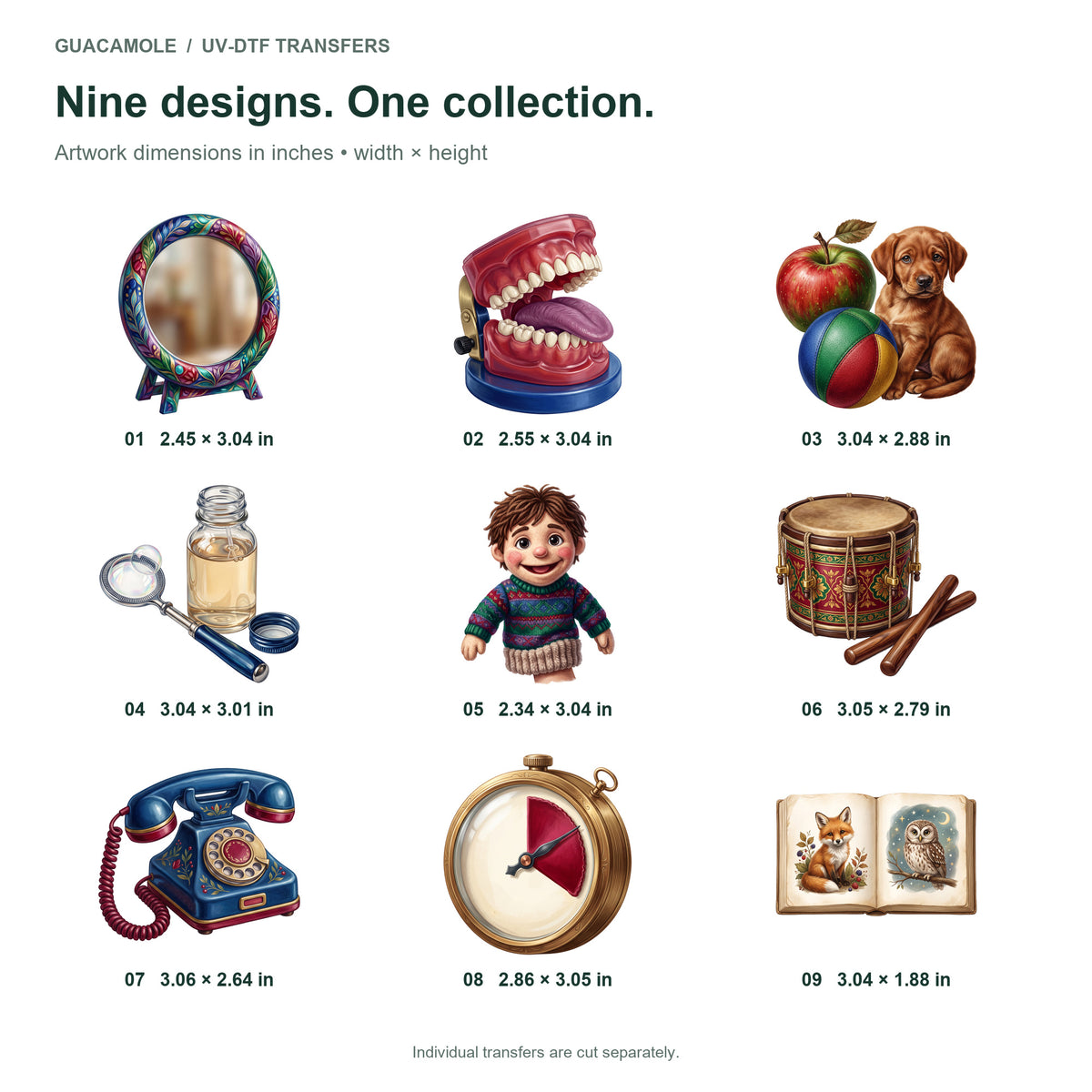 Speech Therapist Toolkit — Nine designs and sizes