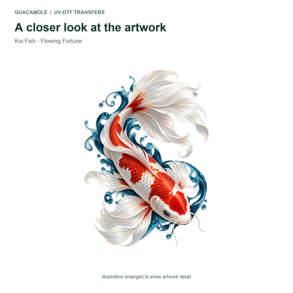 Koi Fish - Flowing Fortune — Artwork detail