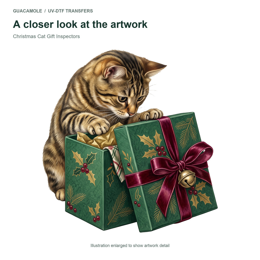 Christmas Cat Gift Inspectors — Artwork detail