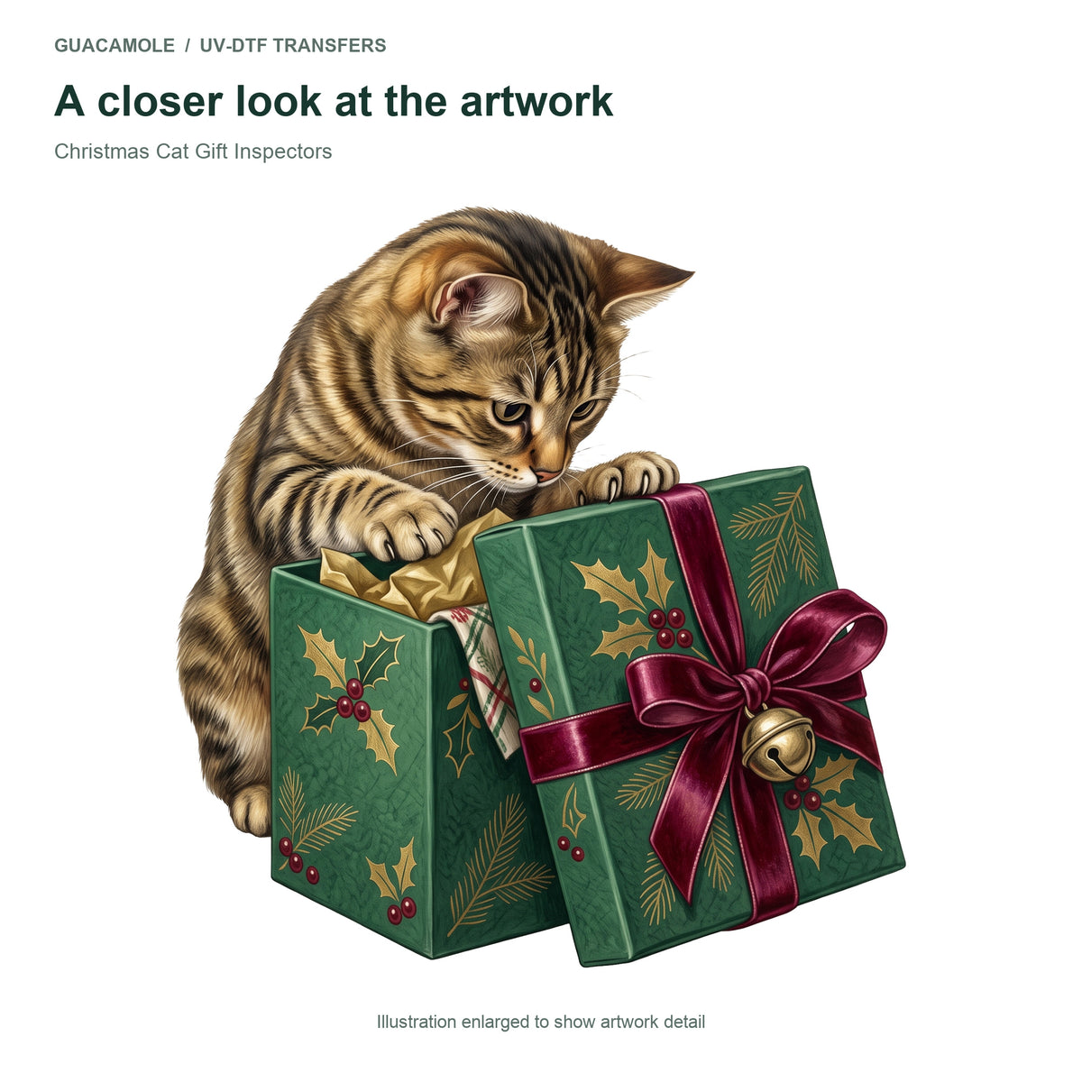 Christmas Cat Gift Inspectors — Artwork detail