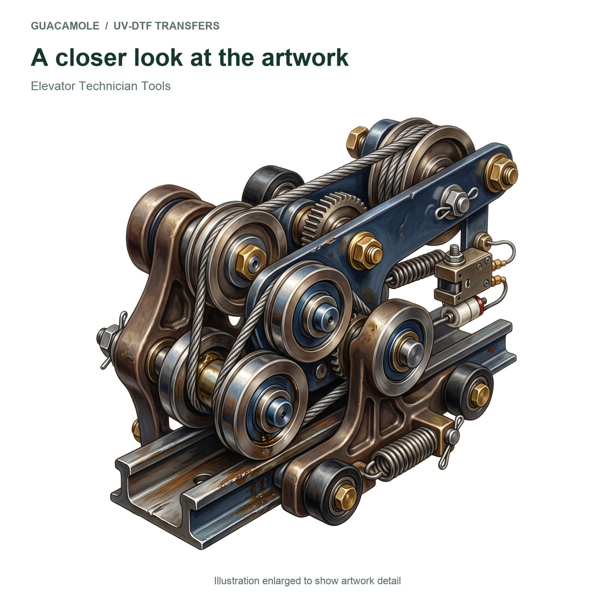 Elevator Technician Tools — Artwork detail