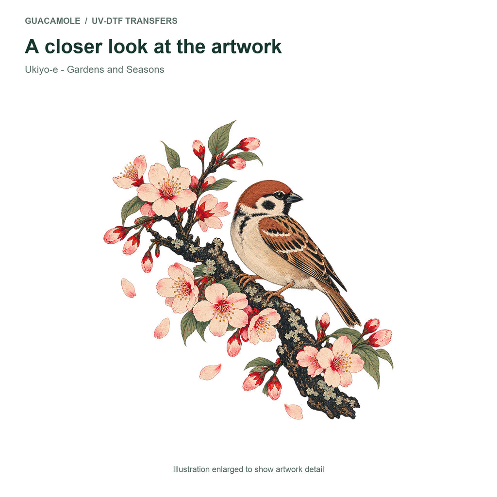 Ukiyo-e - Gardens and Seasons — Artwork detail