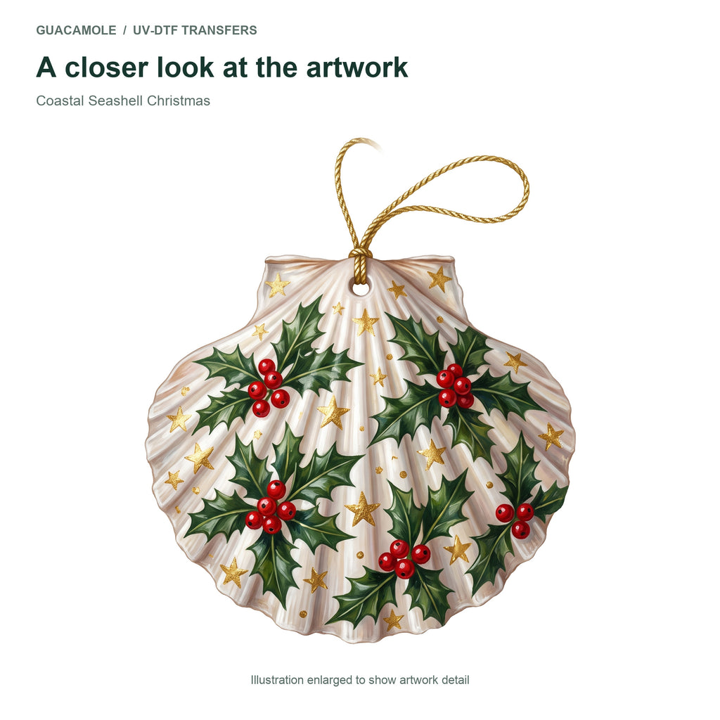 Coastal Seashell Christmas — Artwork detail