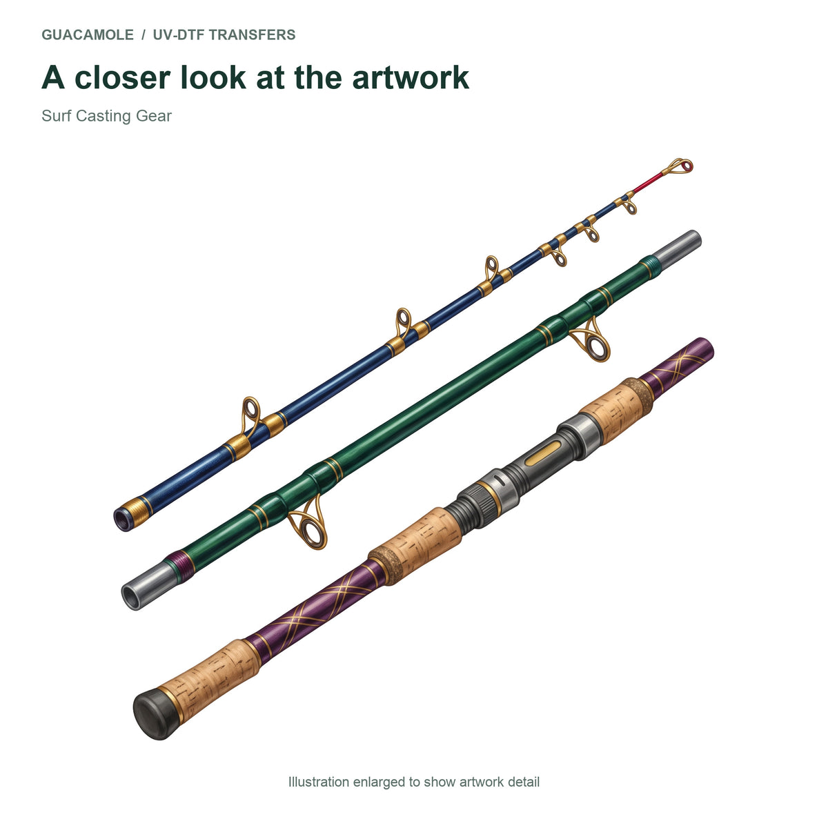 Surf Casting Gear — Artwork detail