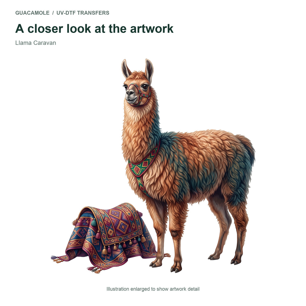Llama Caravan — Artwork detail