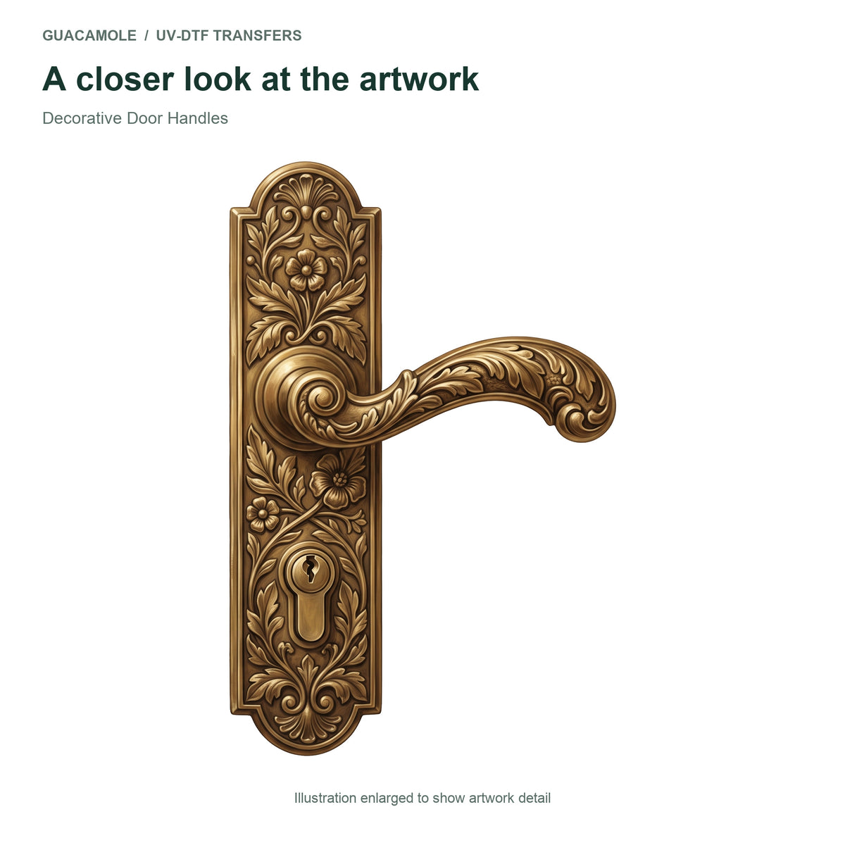 Decorative Door Handles — Artwork detail
