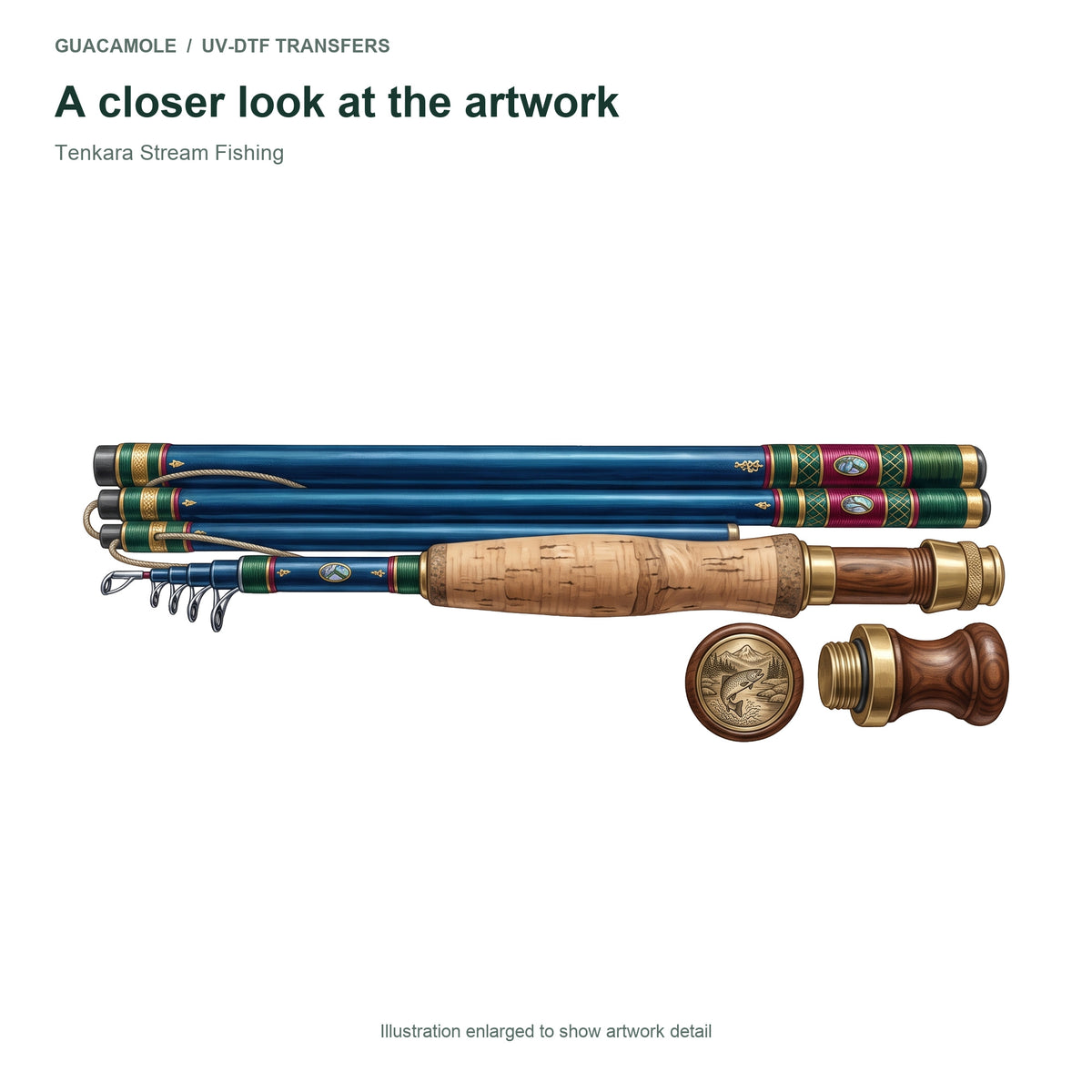 Tenkara Stream Fishing — Artwork detail