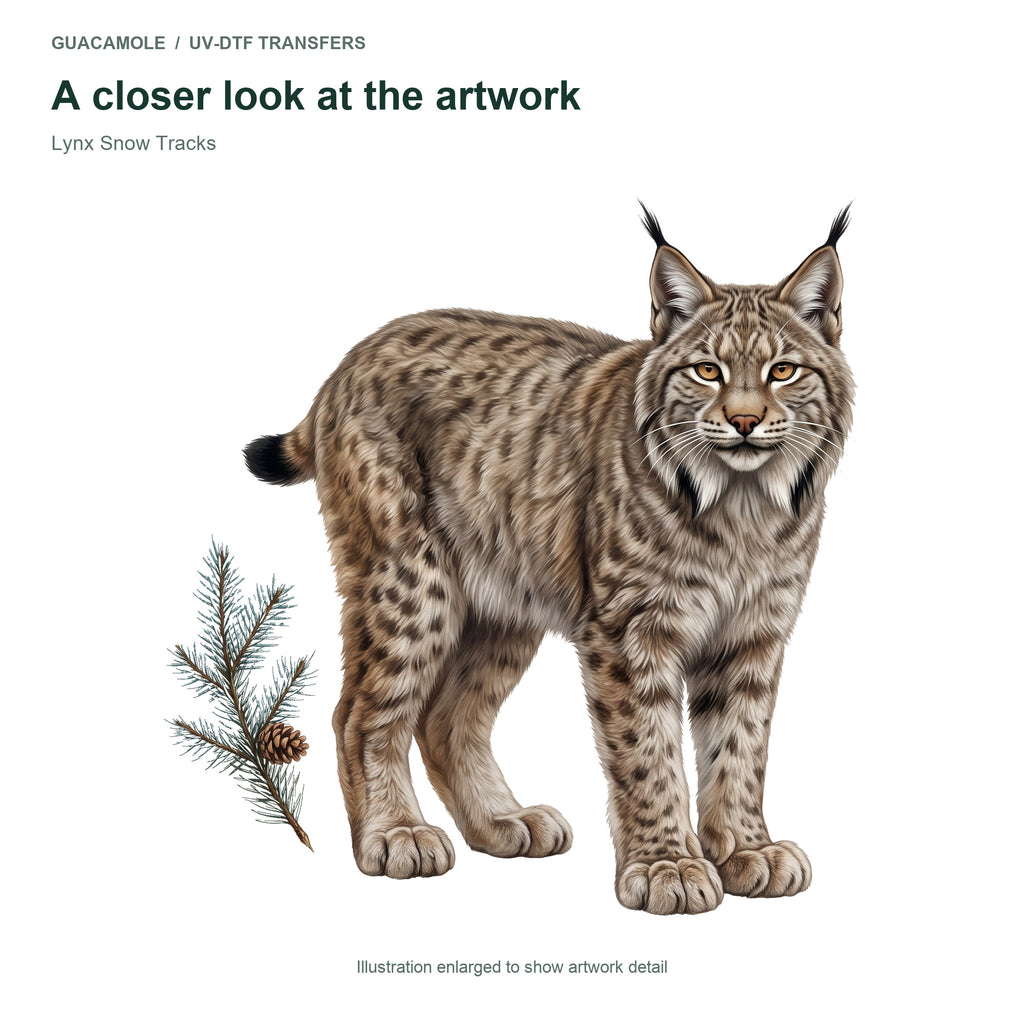 Lynx Snow Tracks — Artwork detail