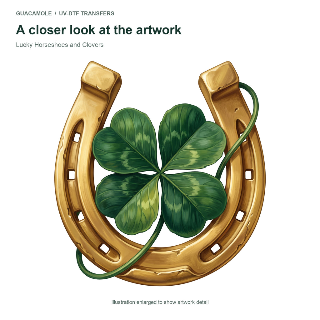Lucky Horseshoes and Clovers — Artwork detail