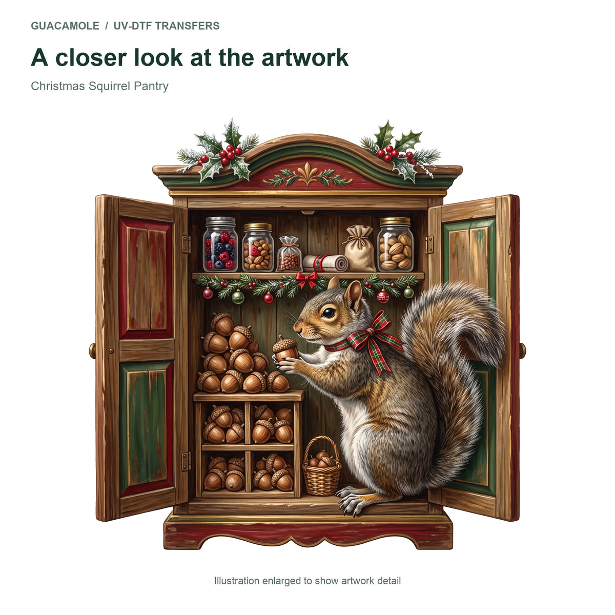 Christmas Squirrel Pantry — Artwork detail