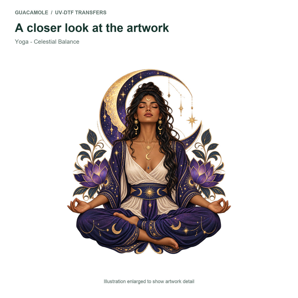 Yoga - Celestial Balance — Artwork detail