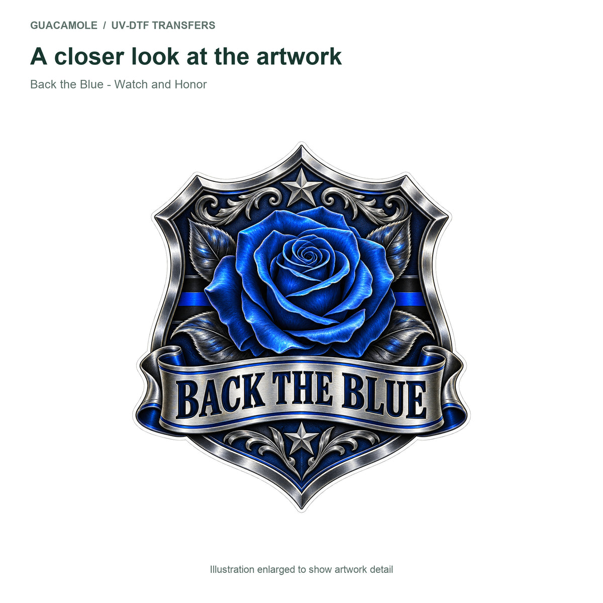 Back the Blue - Watch and Honor — Artwork detail