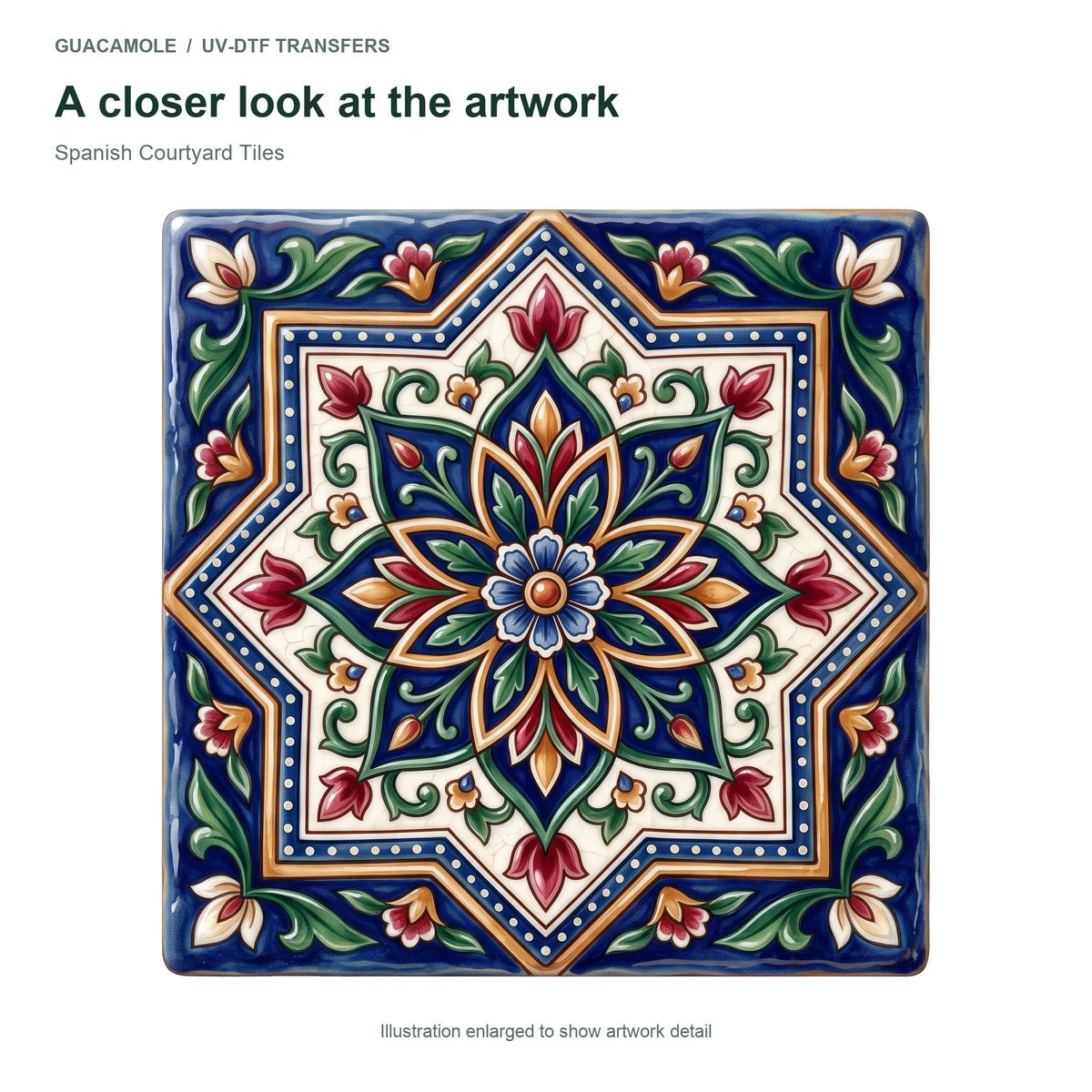 Spanish Courtyard Tiles — Artwork detail