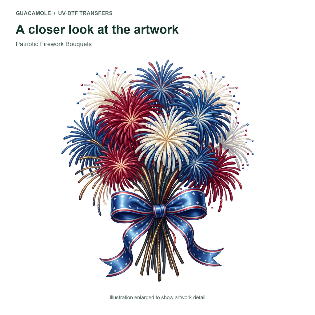 Patriotic Firework Bouquets — Artwork detail