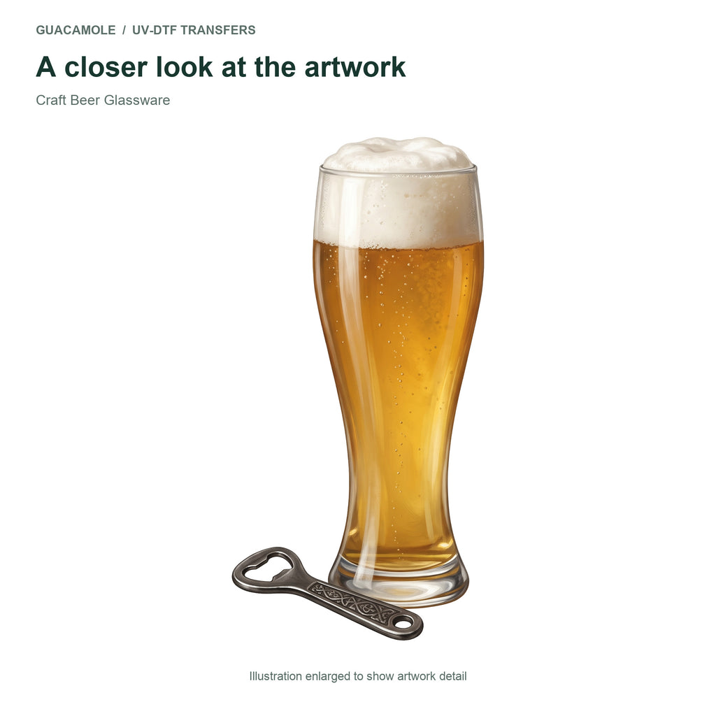 Craft Beer Glassware — Artwork detail