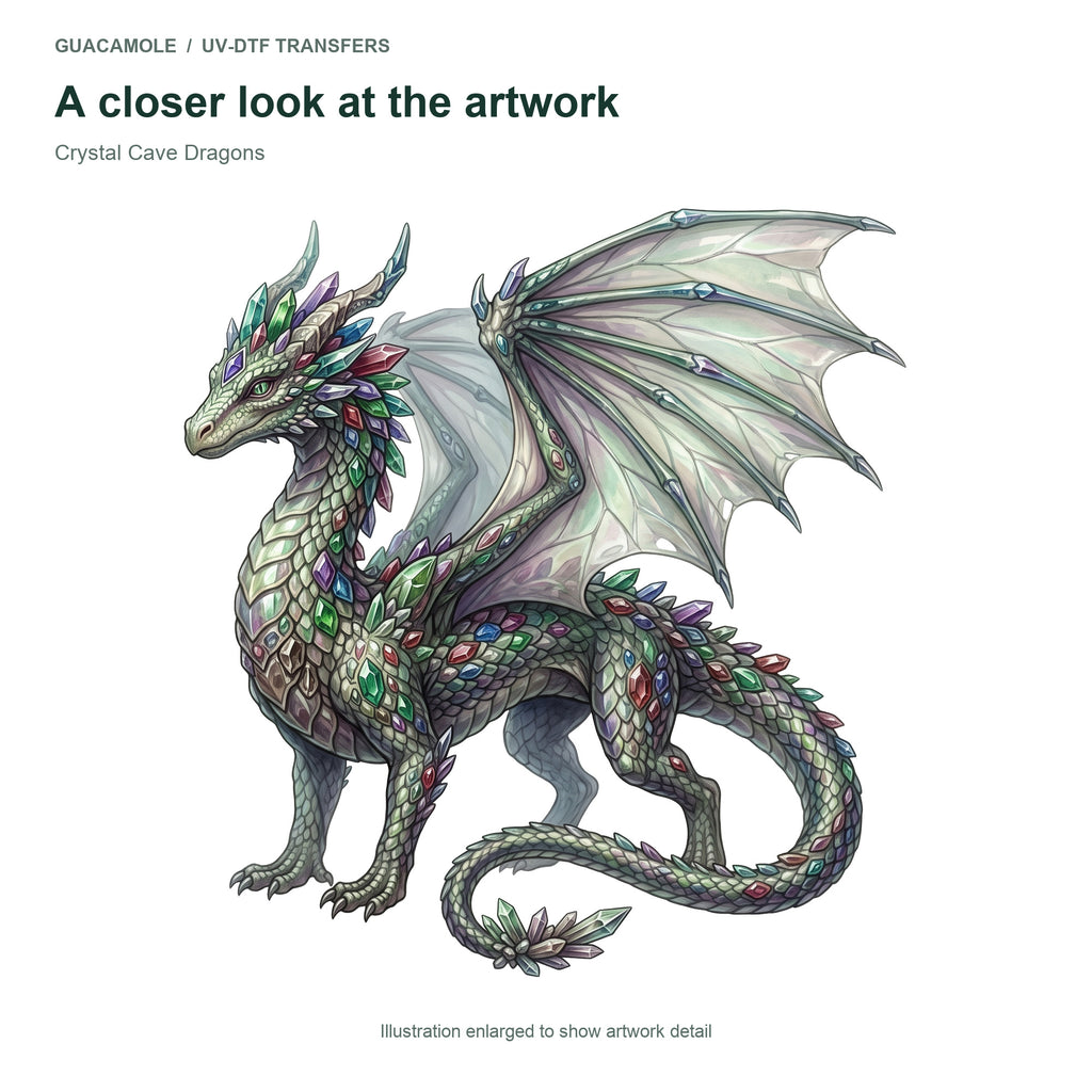 Crystal Cave Dragons — Artwork detail