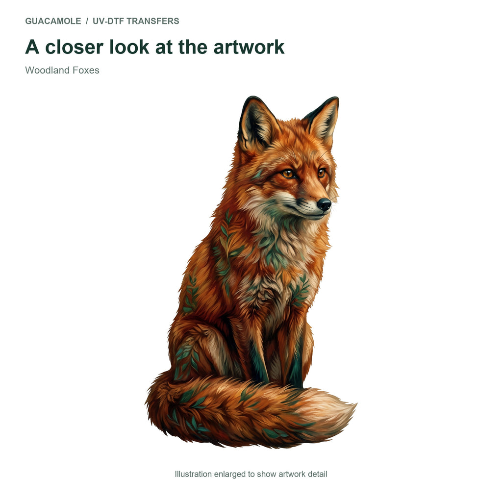 Woodland Foxes — Artwork detail